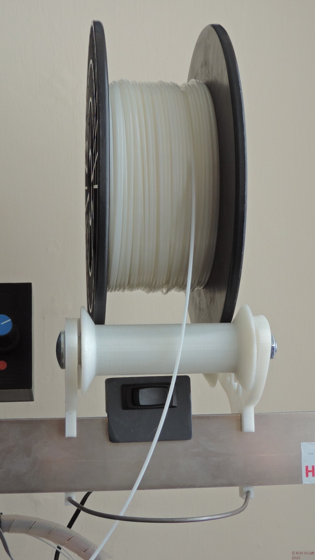 Improved Prusa i3 spool holder