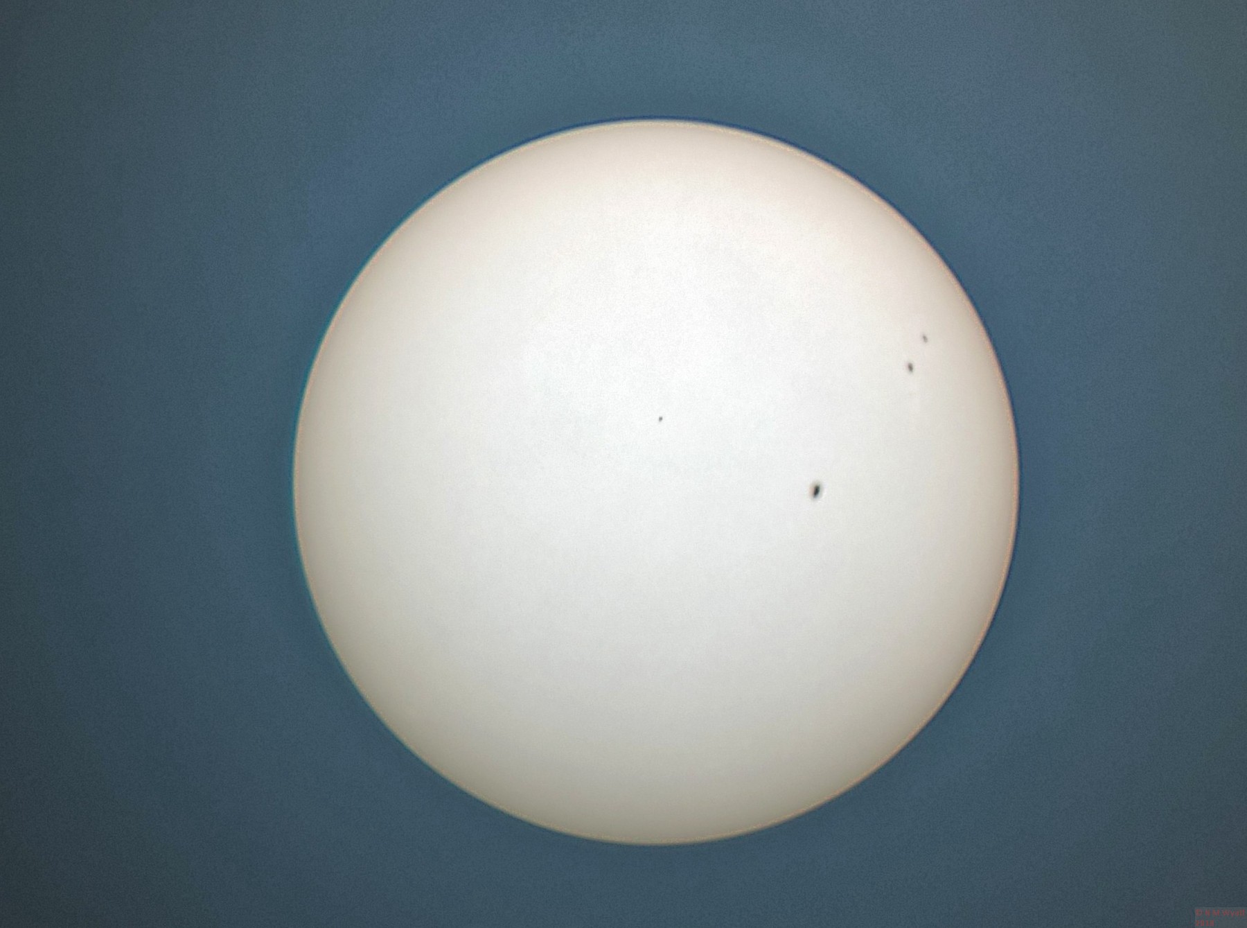 Active regions 2415 and 2418 (the big one) and a small active regionapparently just starting up on 20 September 2015