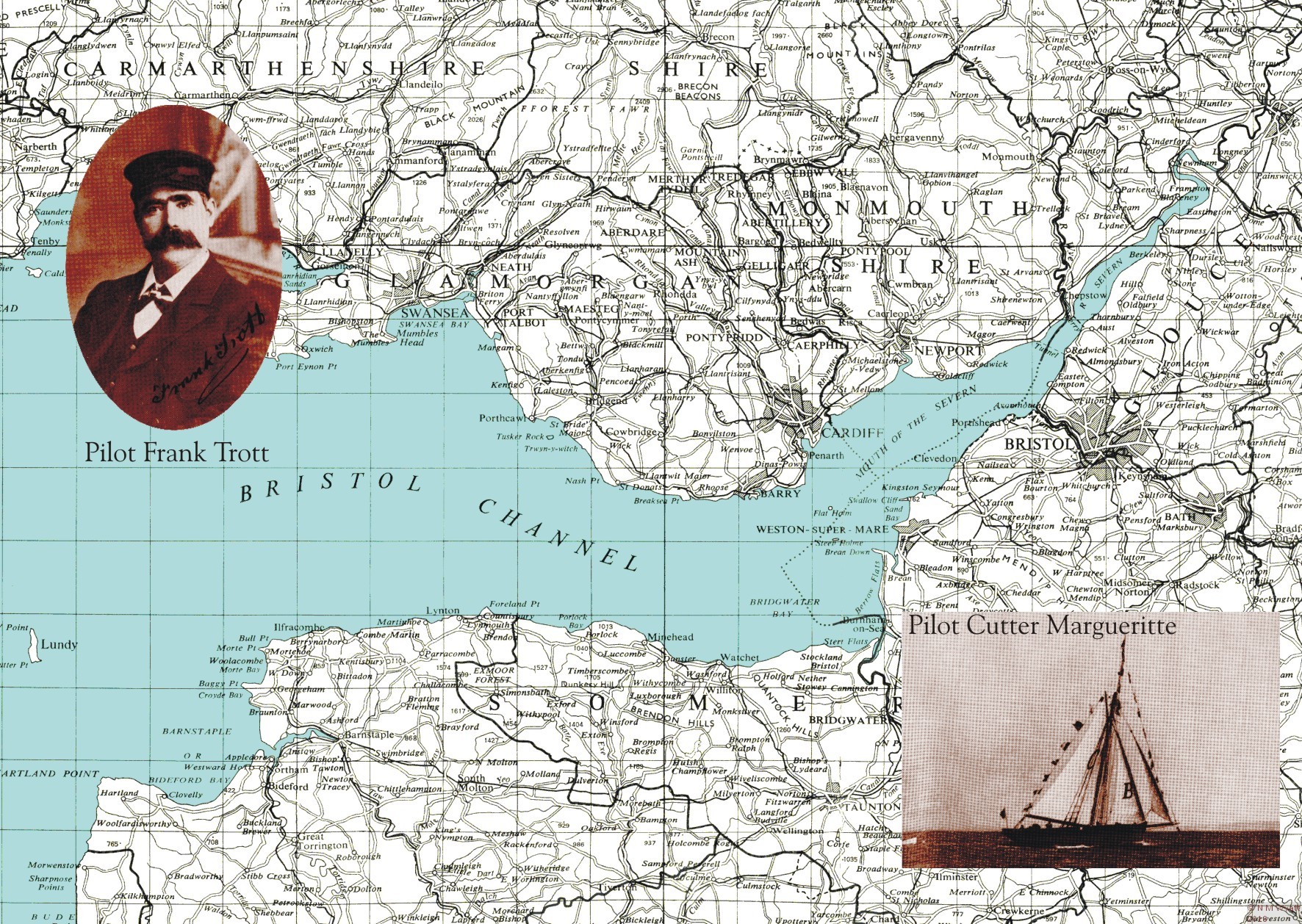 Map of the Bristol Channel