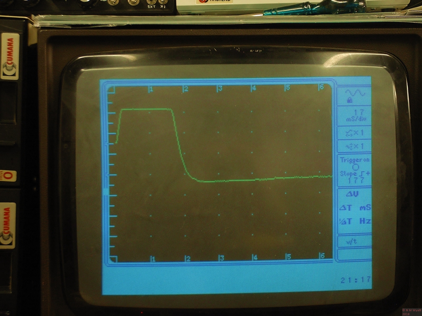 Beeb Scope does a nice job of capturing a pulse.