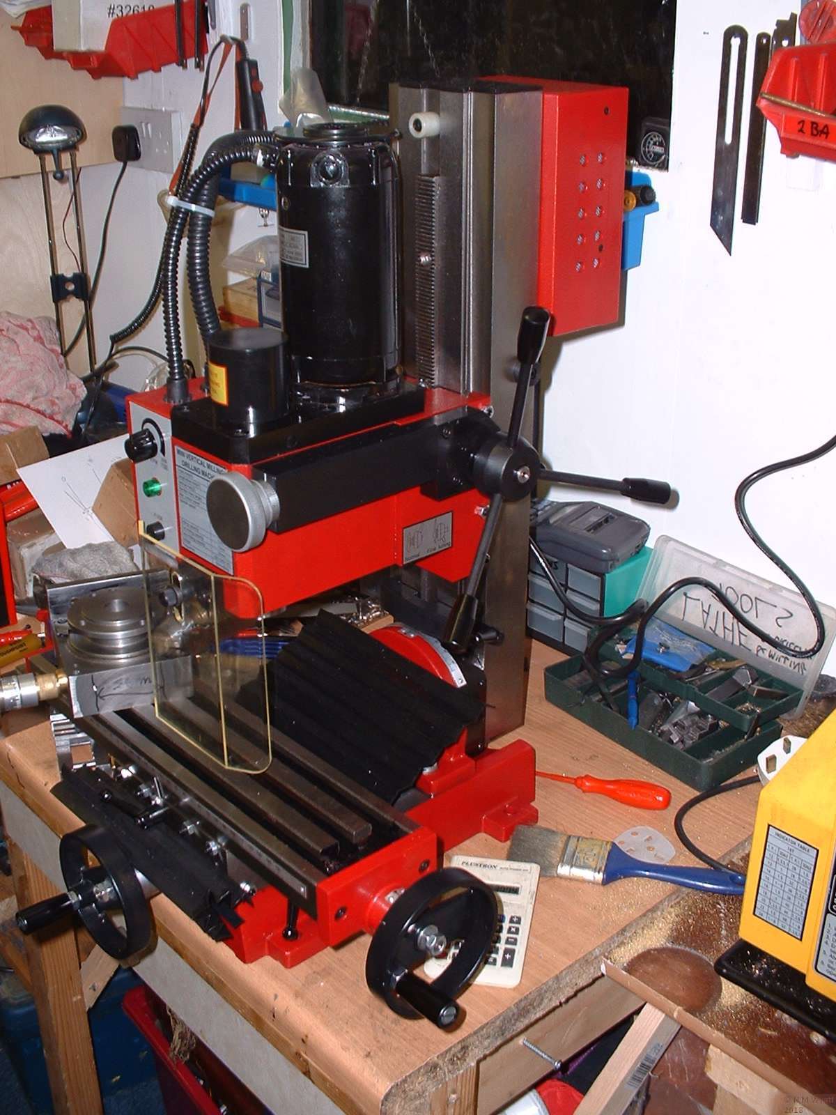 An X2 Mill in as received condition